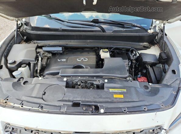 5N1DL0MN2HC507499 2017 INFINITI QX60 White Շարժիչի բաժամունքի տեսք