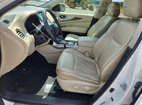5N1DL0MN2HC507499 2017 INFINITI QX60 White Սալոնի դիմացի տեսք