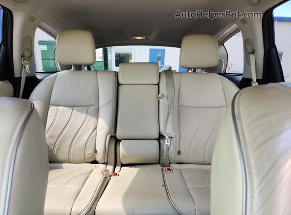 5N1DL0MN2HC507499 2017 INFINITI QX60 White Հետևի նստատեղերի տեսք