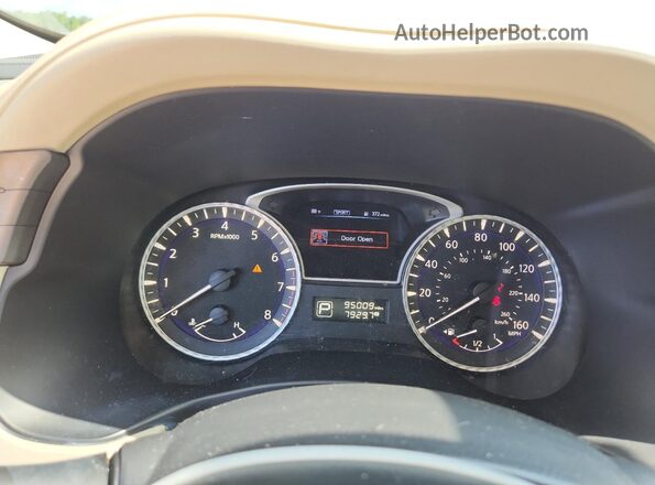 5N1DL0MN2HC507499 2017 INFINITI QX60 White Սարքավորումների վահանակի տեսք