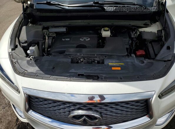 5N1DL0MN2HC515215 2017 INFINITI QX60 White Սալոնի հետևի տեսք