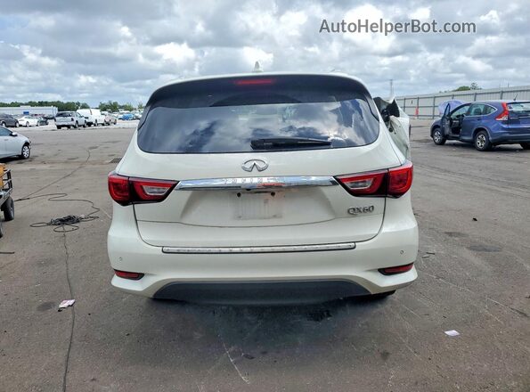 5N1DL0MN2HC515215 2017 INFINITI QX60 White Հետևի տեսք