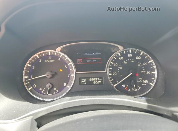5N1DL0MN2HC515215 2017 INFINITI QX60 White Սարքավորումների վահանակի տեսք