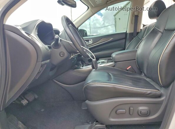 5N1DL0MN2HC515215 2017 INFINITI QX60 White Սալոնի դիմացի տեսք