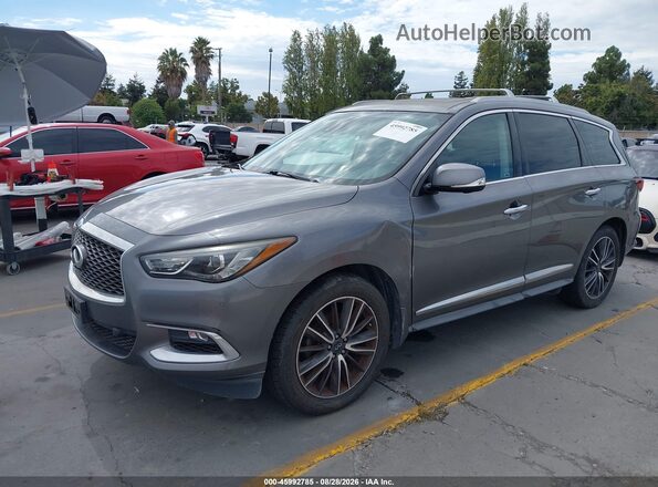 5N1DL0MN2HC521080 2017 INFINITI QX60 Gray Front left