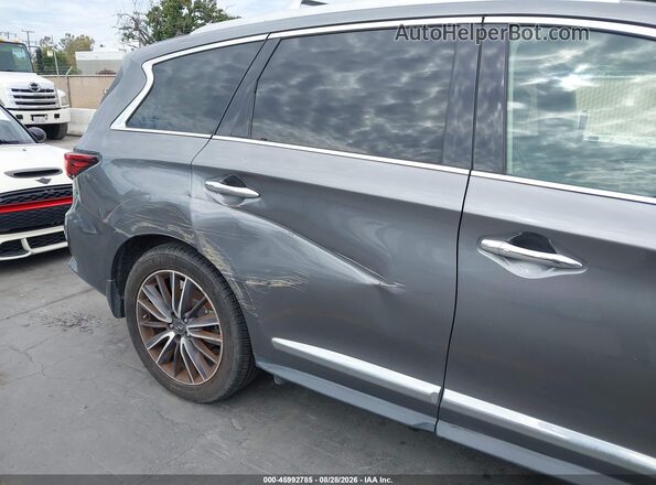 5N1DL0MN2HC521080 2017 INFINITI QX60 Gray Front view