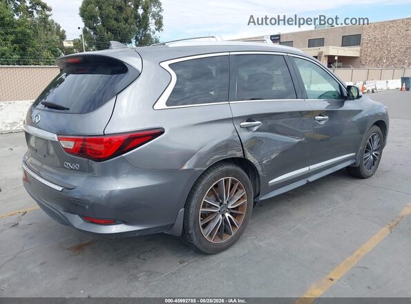 5N1DL0MN2HC521080 2017 INFINITI QX60 Gray Rear right