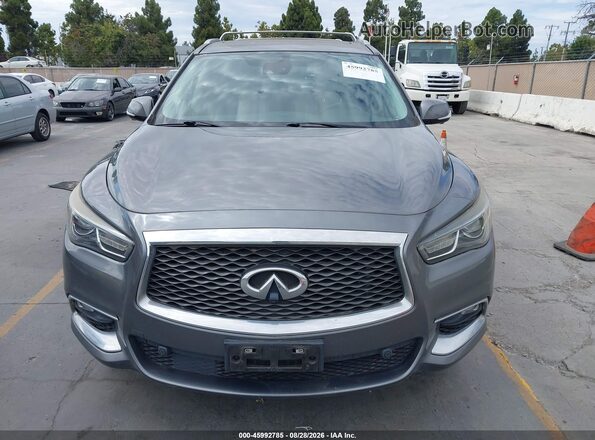 5N1DL0MN2HC521080 2017 INFINITI QX60 Gray Instrument cluster view