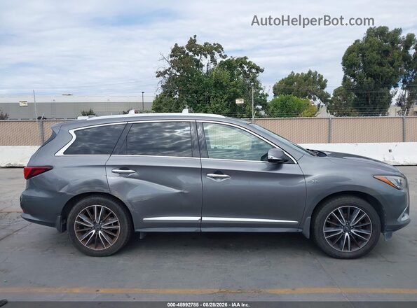 5N1DL0MN2HC521080 2017 INFINITI QX60 Gray Rear interior view