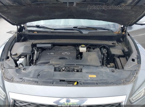 5N1DL0MN2HC521080 2017 INFINITI QX60 Gray Rear view