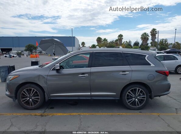 5N1DL0MN2HC521080 2017 INFINITI QX60 Gray 360 interior view