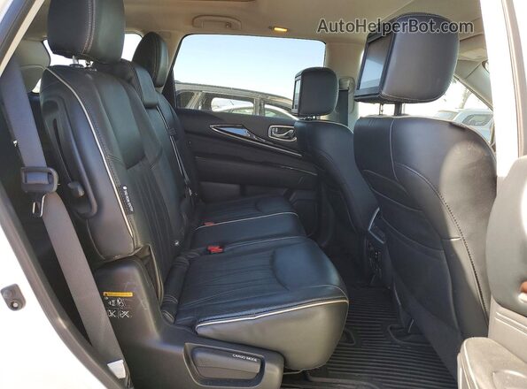 5N1DL0MN2KC527825 2019 INFINITI QX60 White Rear interior view