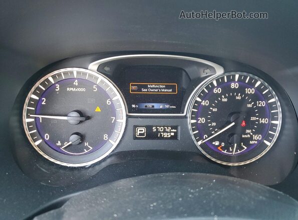 5N1DL0MN2KC527825 2019 INFINITI QX60 White Instrument cluster view