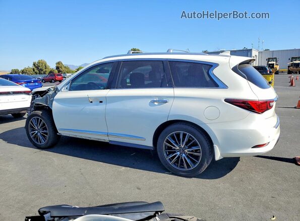 5N1DL0MN2KC527825 2019 INFINITI QX60 White Rear left
