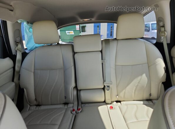 5N1DL0MN2LC505339 2020 INFINITI QX60 White Widok tylnych siedzeń
