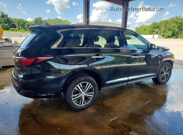 5N1DL0MN2LC523615 2020 INFINITI QX60 Black უკანა მარჯვენა
