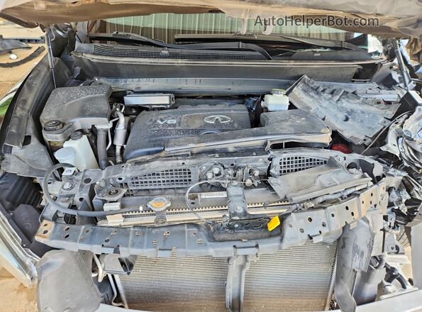 5N1DL0MN2LC523615 2020 INFINITI QX60 Black ძრავის განყოფილების ხედი