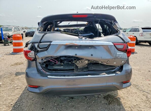 5N1DL0MN3HC510119 2017 INFINITI QX60 Gray Widok z tyłu