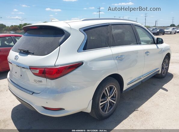 5N1DL0MN3HC543315 2017 INFINITI QX60 White უკანა მარჯვენა