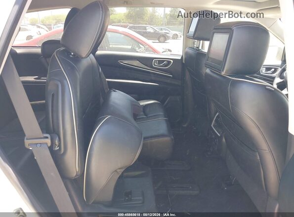 5N1DL0MN3HC543315 2017 INFINITI QX60 White VIN კოდის სტიკერის ხედი