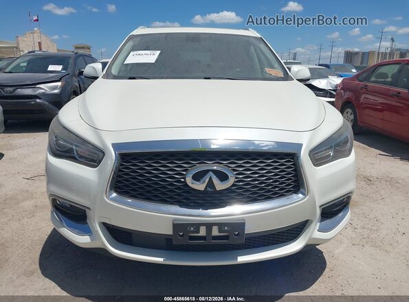 5N1DL0MN3HC543315 2017 INFINITI QX60 White ხელსაწყოთა პანელის ხედი