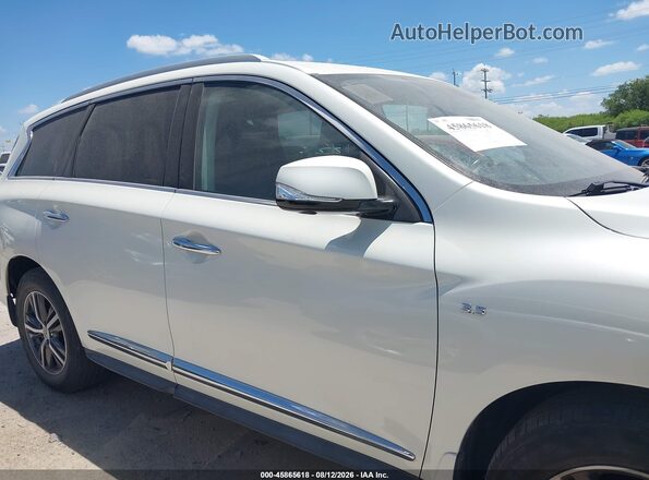5N1DL0MN3HC543315 2017 INFINITI QX60 White უკანა სალონის ხედი
