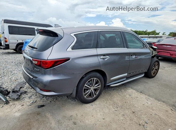 5N1DL0MN3HC544187 2017 INFINITI QX60 Gray Tył prawy