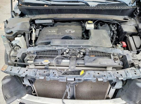 5N1DL0MN3HC544187 2017 INFINITI QX60 Gray Widok komory silnika