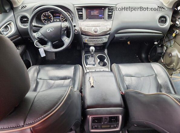 5N1DL0MN3HC544187 2017 INFINITI QX60 Gray Widok deski rozdzielczej