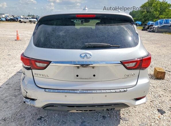5N1DL0MN3KC503565 2019 INFINITI QX60 Silver Հետևի տեսք