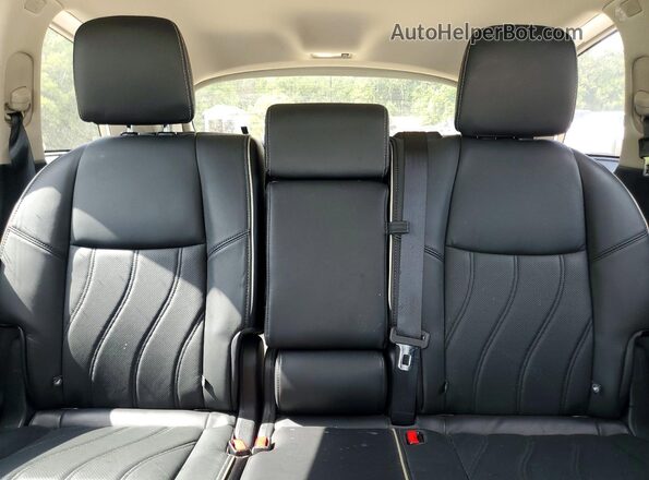 5N1DL0MN3KC503565 2019 INFINITI QX60 Silver Հետևի նստատեղերի տեսք