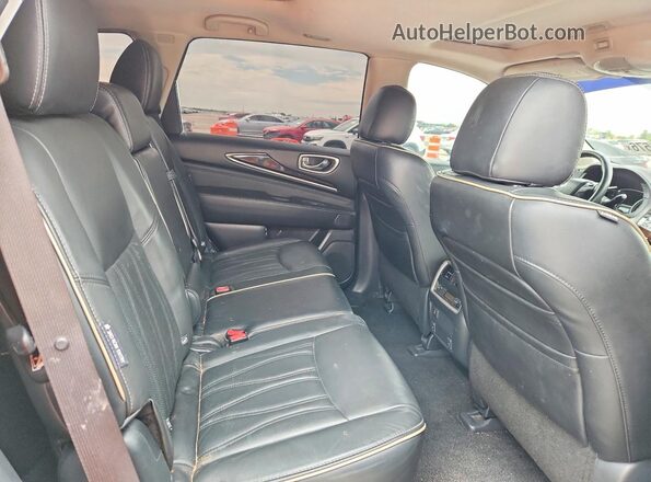 5N1DL0MN3KC507938 2019 INFINITI QX60 Gray უკანა სავარძლების ხედი