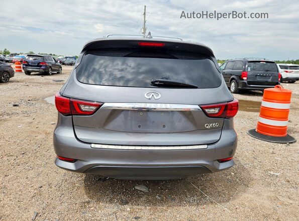 5N1DL0MN3KC507938 2019 INFINITI QX60 Gray უკანა ხედი