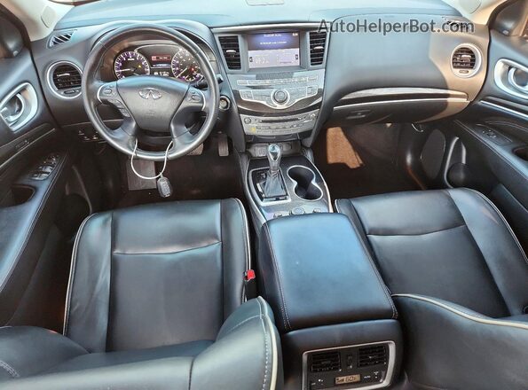 5N1DL0MN3KC522200 2019 INFINITI QX60 Blue Առջևի վահանակի տեսք