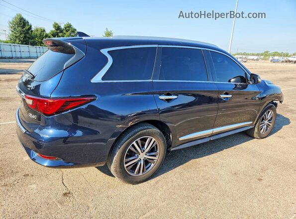 5N1DL0MN3KC522200 2019 INFINITI QX60 Blue Հետևի աջ