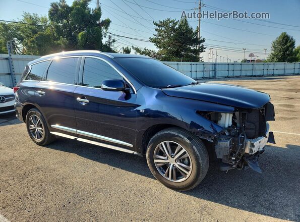 5N1DL0MN3KC522200 2019 INFINITI QX60 Blue Առջևի աջ