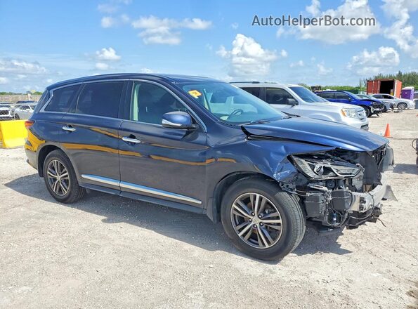 5N1DL0MN3KC534184 2019 INFINITI QX60 Blue Передня права чверть