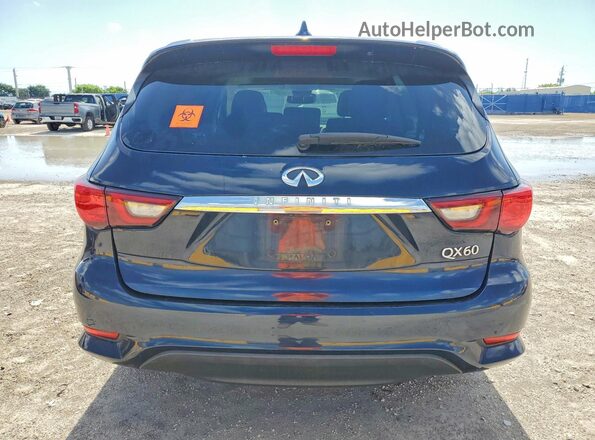 5N1DL0MN3KC534184 2019 INFINITI QX60 Blue Вид ззаду