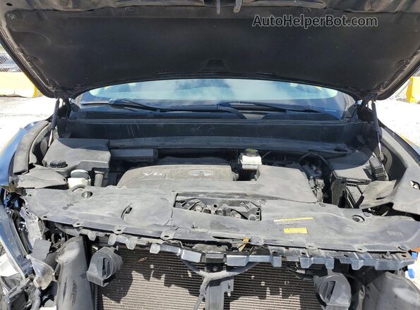 5N1DL0MN3KC534184 2019 INFINITI QX60 Blue Вид задньої частини салону
