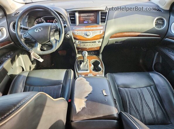 5N1DL0MN3KC552779 2019 INFINITI QX60 Blue Առջևի վահանակի տեսք