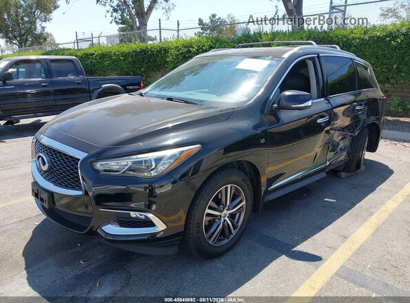 5N1DL0MN3KC556380 2019 INFINITI QX60 Black Front left