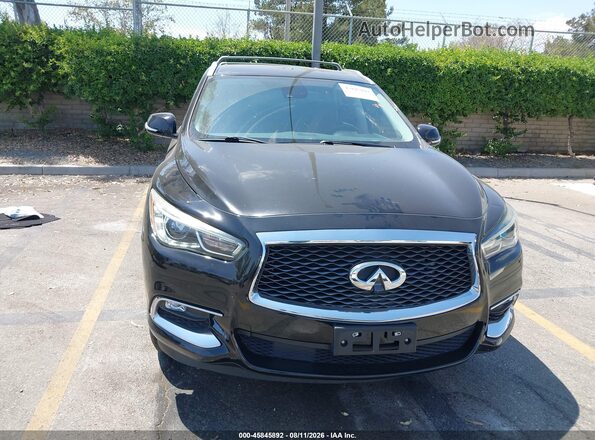 5N1DL0MN3KC556380 2019 INFINITI QX60 Black Instrument cluster view