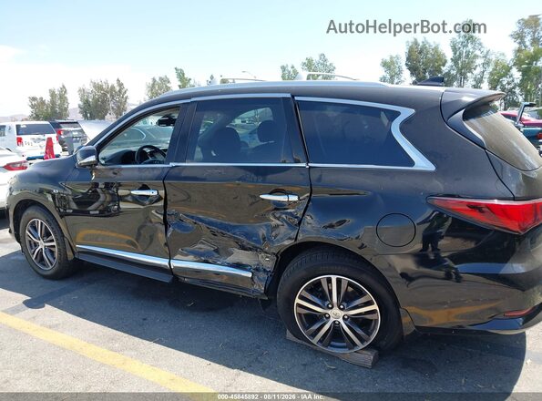 5N1DL0MN3KC556380 2019 INFINITI QX60 Black Front view