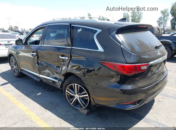 5N1DL0MN3KC556380 2019 INFINITI QX60 Black Rear left