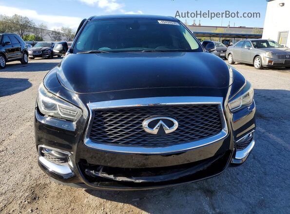 5N1DL0MN3KC558842 2019 INFINITI QX60 Black Դիմացի տեսք