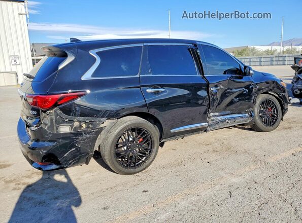 5N1DL0MN3KC558842 2019 INFINITI QX60 Black Հետևի աջ