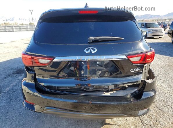 5N1DL0MN3KC558842 2019 INFINITI QX60 Black Հետևի տեսք