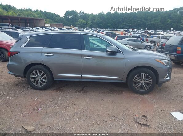 5N1DL0MN3LC507603 2020 INFINITI QX60 Серый Вид задней части салона