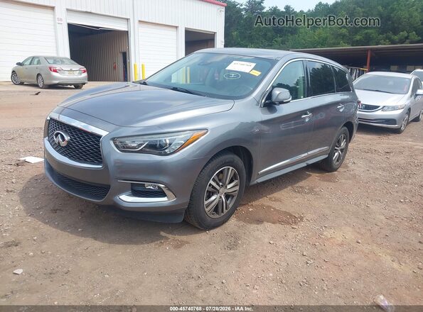 5N1DL0MN3LC507603 2020 INFINITI QX60 Серый Передняя левая четверть