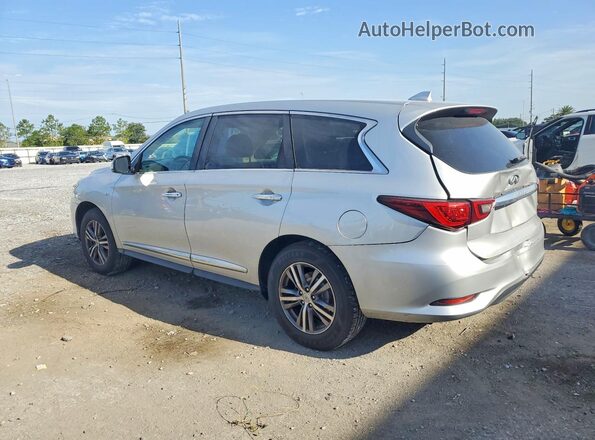 5N1DL0MN3LC507861 2020 INFINITI QX60 Silver Задня ліва чверть